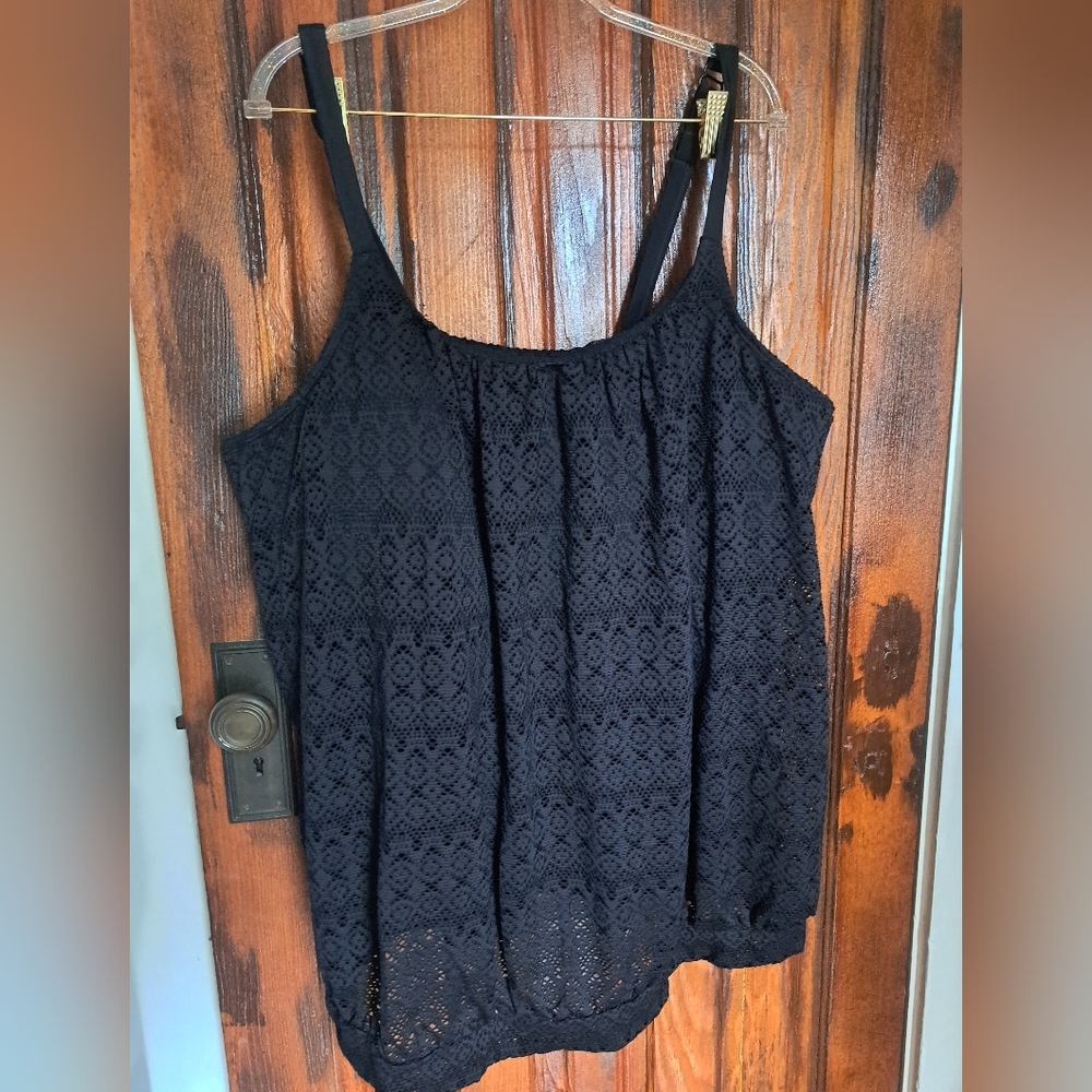 Cacique Tankini Top And Bottom Size 30 NWOT